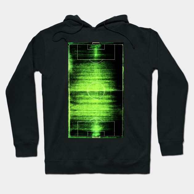 Soccer Field, Football Field Hoodie by TeeFusion-Hub